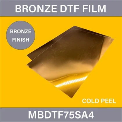 Бронзов лист DTF фолио